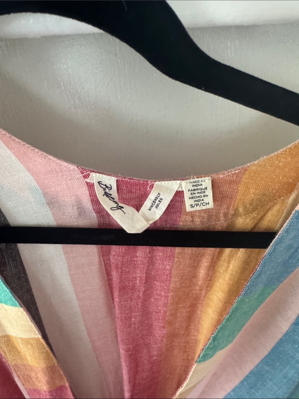 Billabong Pastel Multicolor Striped Wrap Maxi Dress - Picture 2 of 4